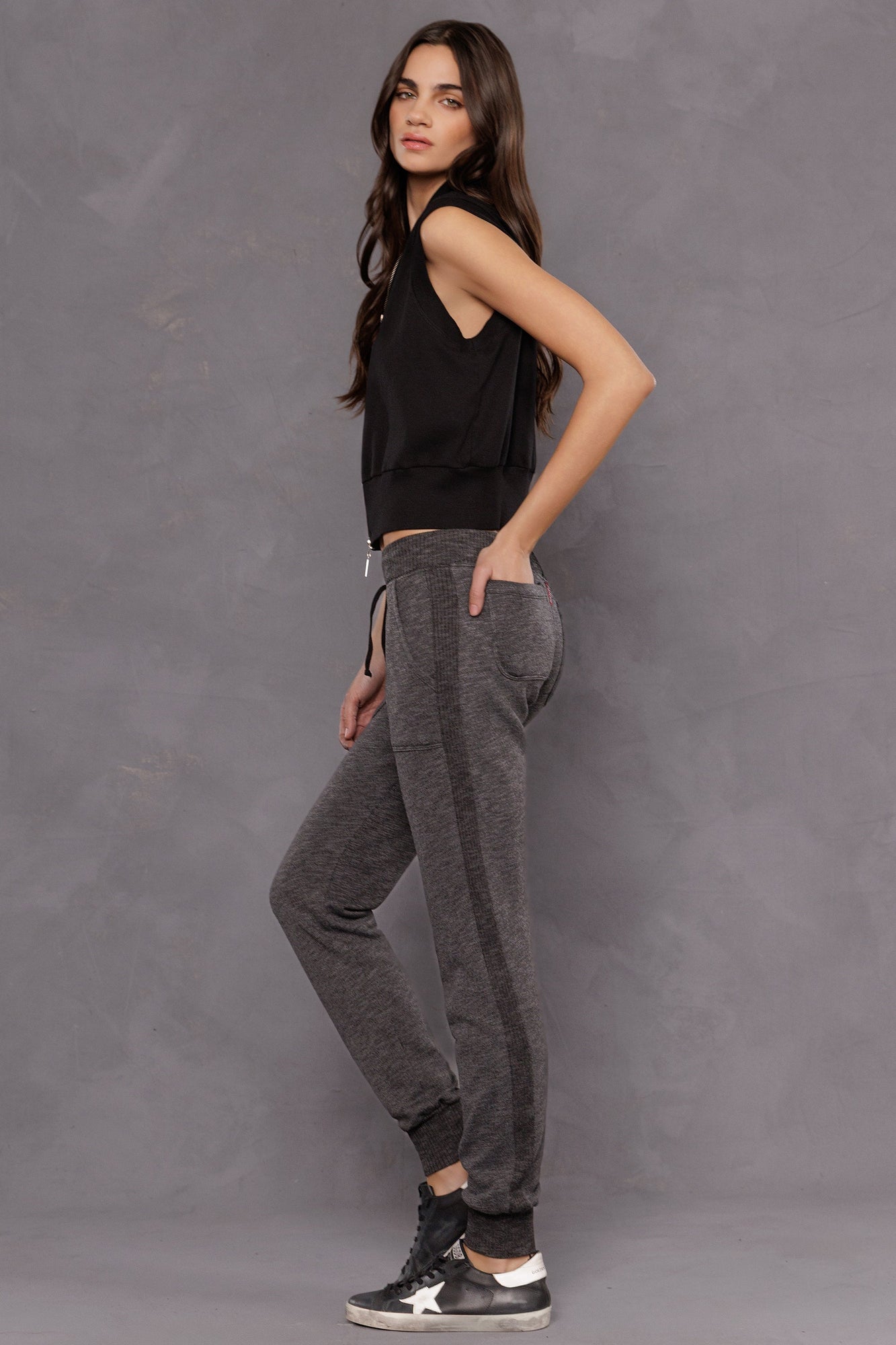 Women | Everyday Zip-Up Vest | Black