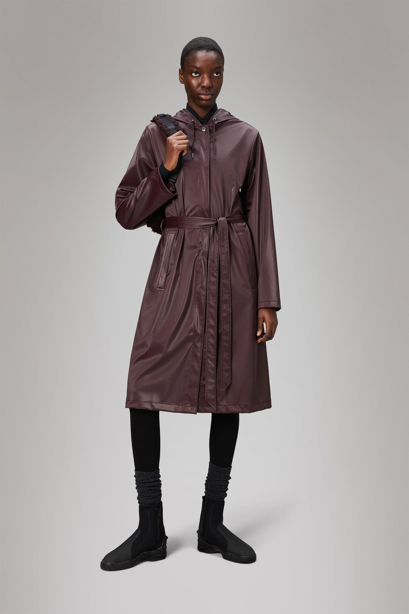 RAINS A-Line Longer W Jacket Depth Jacket