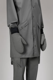 RAINS Alta Puffer Mittens Grey Gloves