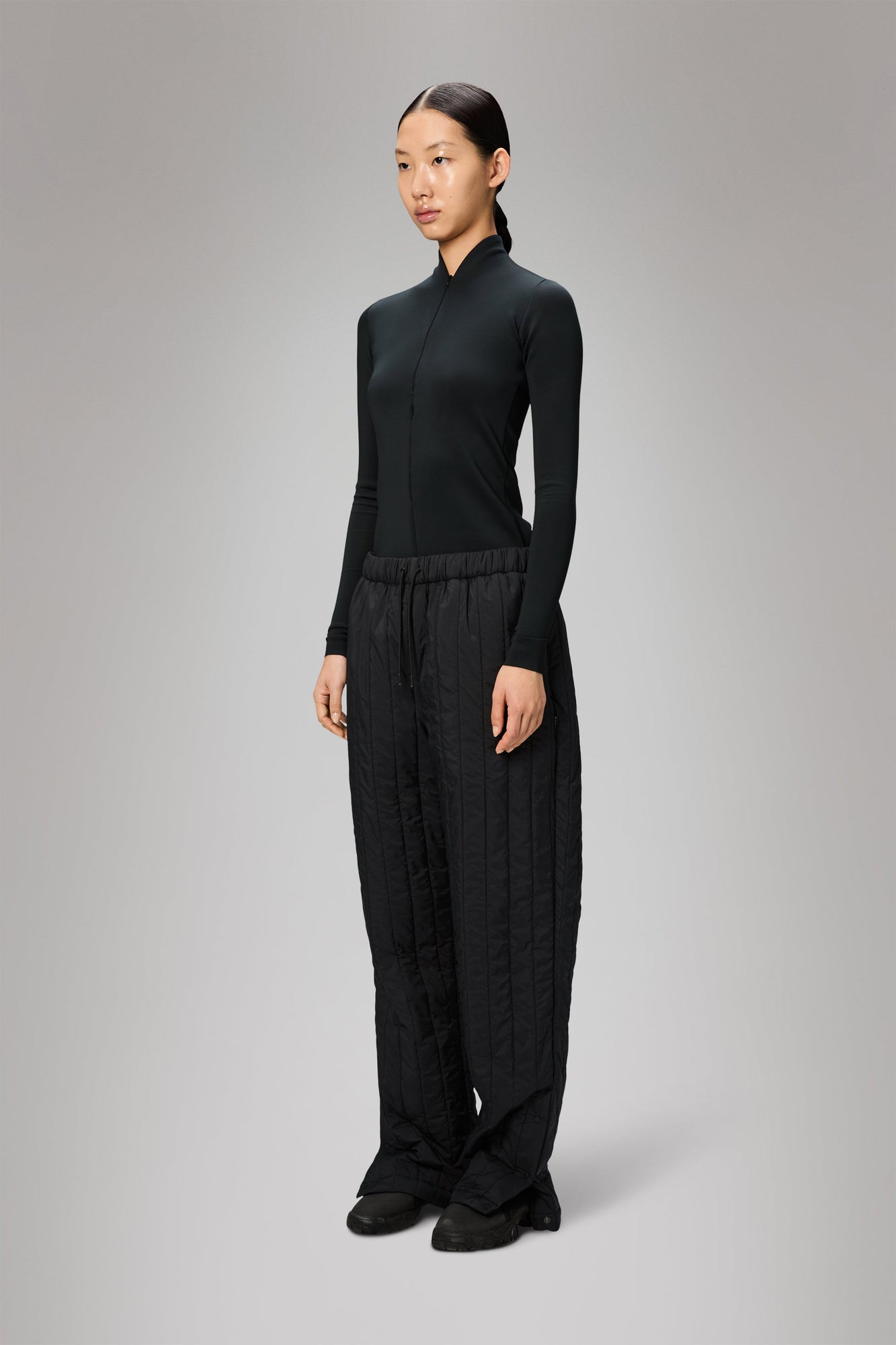 RAINS Banja Liner Pants Regular Black Pants