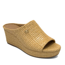 Cafe Sandal Wedge | Natural Basket Raffia