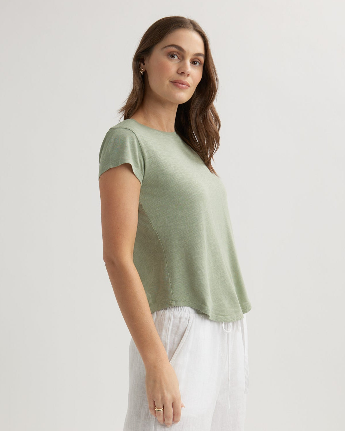 Baby Crew Tee | Olive Grove