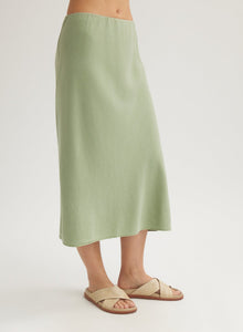 Bias Midi Skirt | Olive Grove