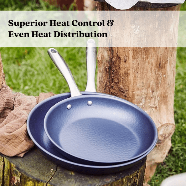 Black Angus Carbon Steel Frying Pan - Alva Cookware