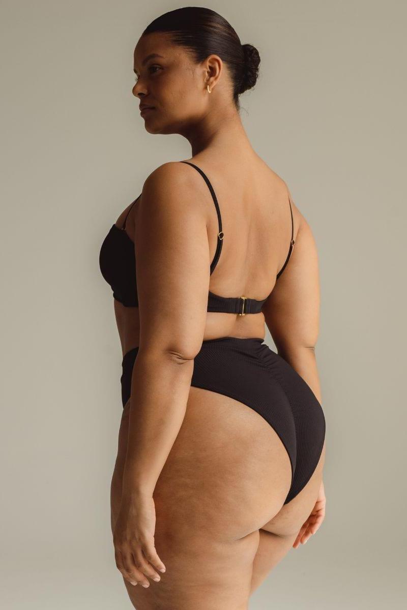 Summer Bikini Top | Black Rib