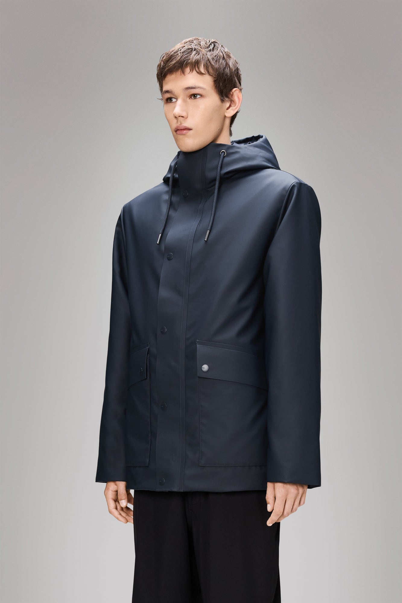 RAINS Nome Parka Navy Jacket