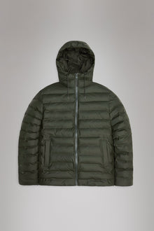 Rains Lohja Puffer Jacket Green Jacket