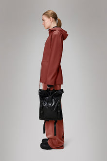 RAINS Sibu Rolltop Rucksack Mini Black 10L H39 x D10 x W27 cm Backpack