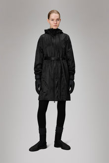 RAINS Lohja Long Insulated Curve Jacket Coal Jacket