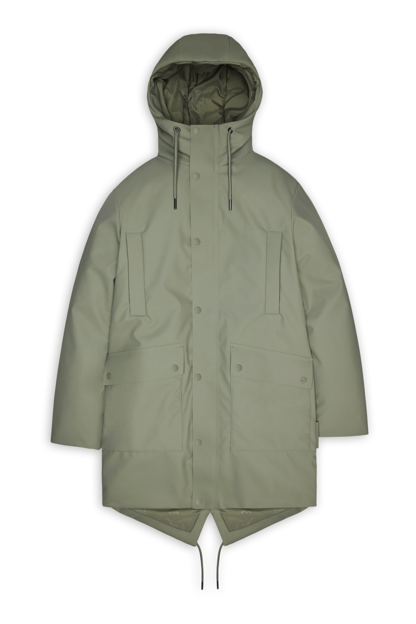 Rains Nome Long Parka Drift Jacket