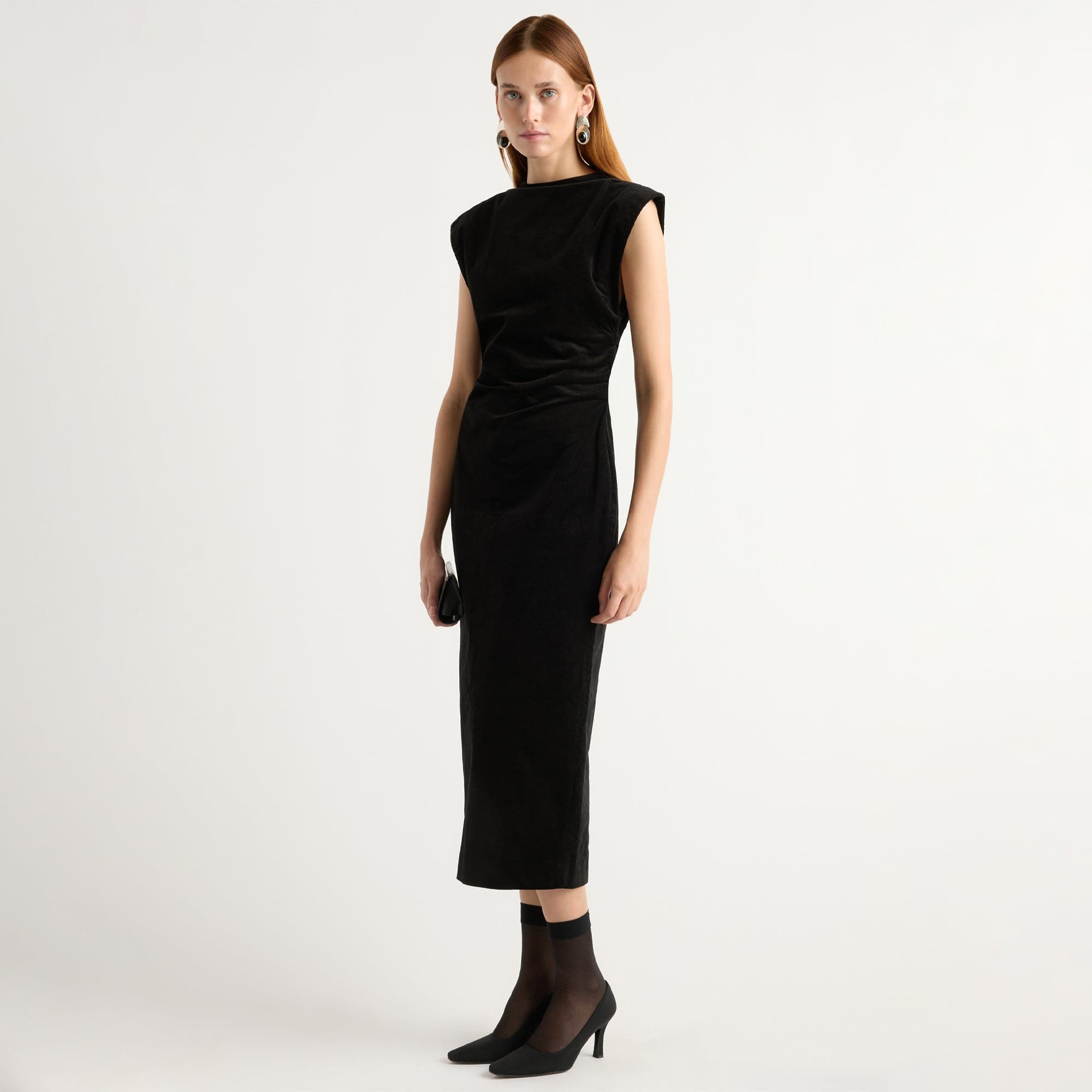 Kelsey | Cambria Structured Corduroy Dress in Size Small
