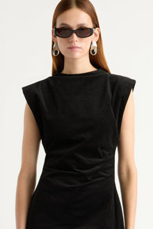 Kelsey | Cambria Structured Corduroy Dress in Size Small