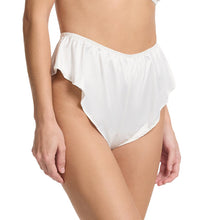 Satin Sleep Flutter Tanga | Light Ivory