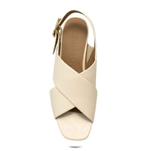 Pura Sandal Platform | Eggnog Faux Nappa