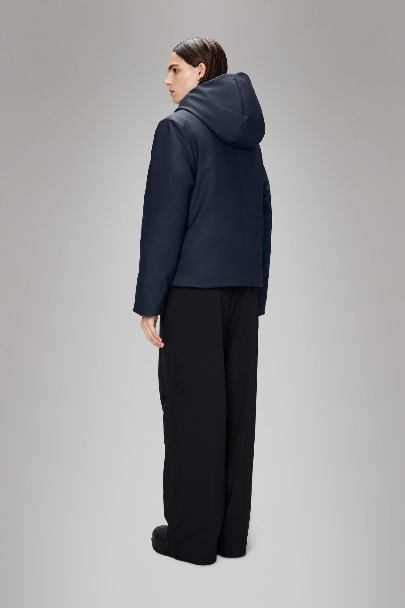 RAINS Nome Short W Parka Navy Jacket