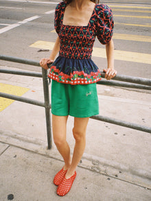 Organic Fleece Short | Basil