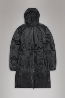 RAINS Lohja Long Insulated Curve Jacket Coal Jacket