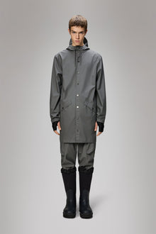 RAINS Long Jacket Grey Jacket
