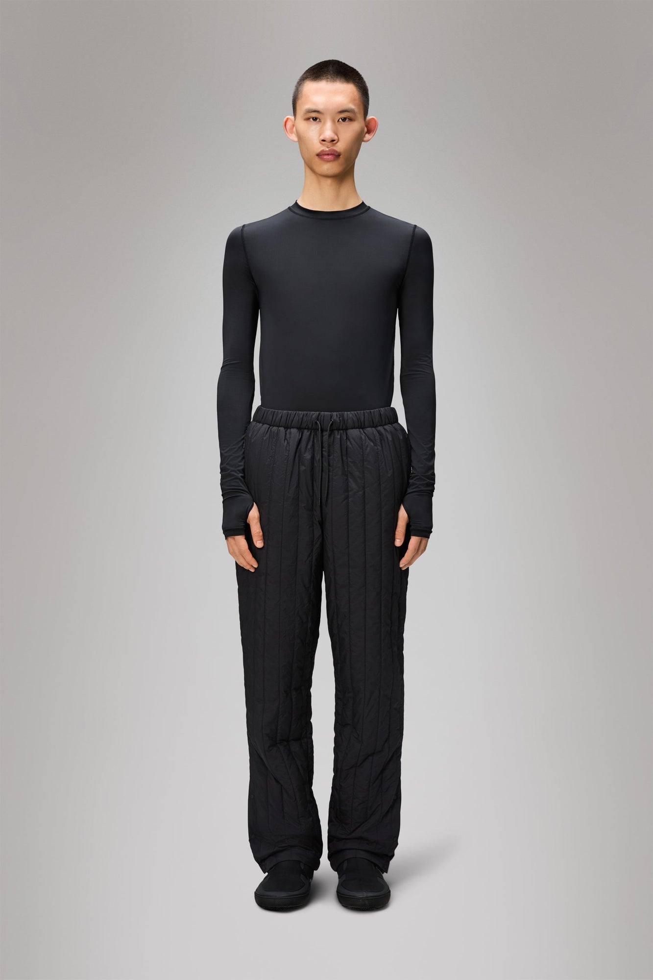 RAINS Banja Liner Pants Regular Black Pants