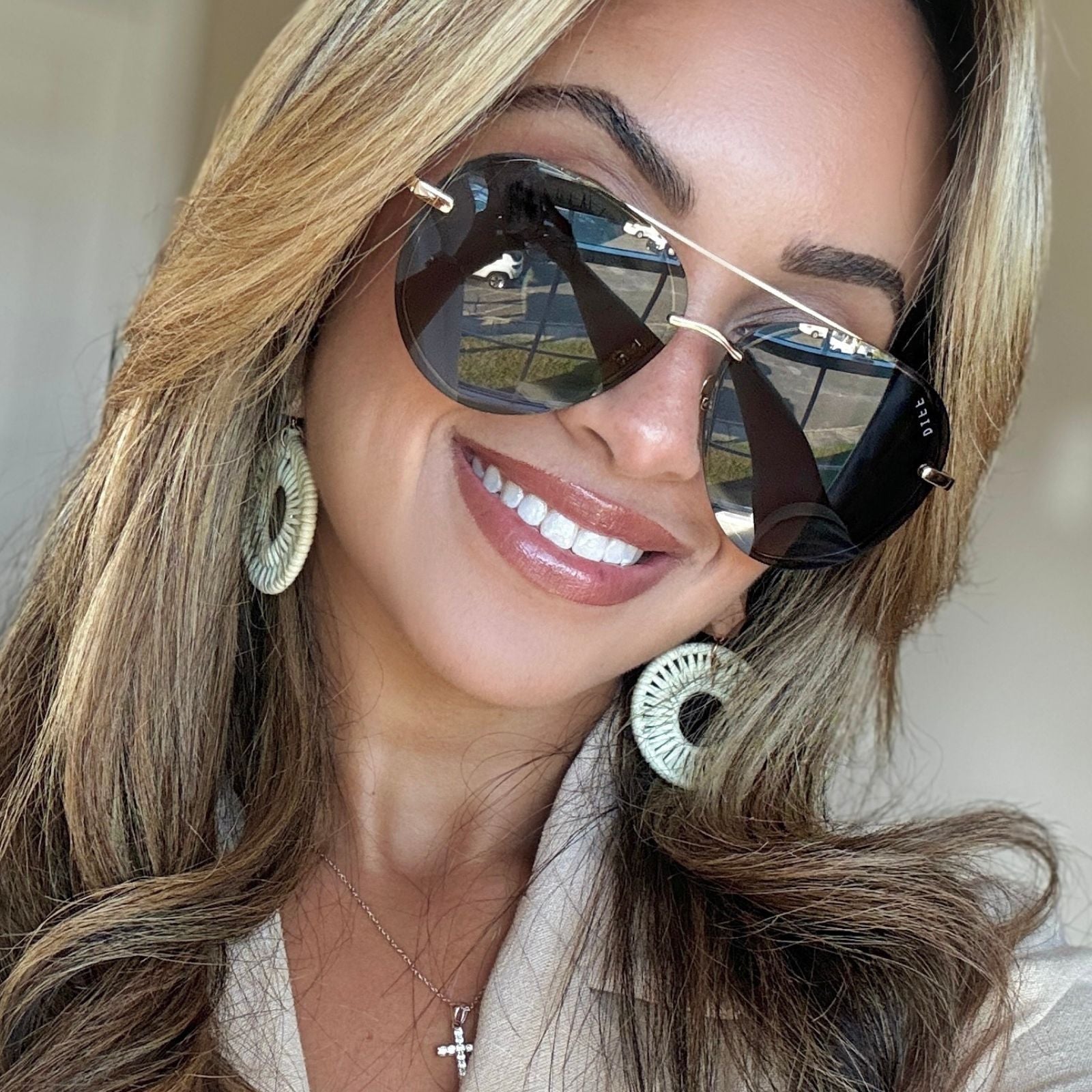 Unisex | Lenox Sunglasses | Gold | G15 Polarized Lenses