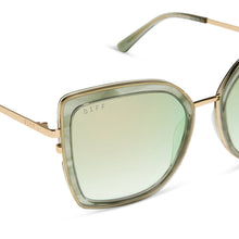 Womens | Clarisse Sunglasses | Gold | Cool Matcha Lenses