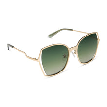 Womens | Donna III Sunglasses | Gold | Cool Matcha Gradient Polarized Lenses