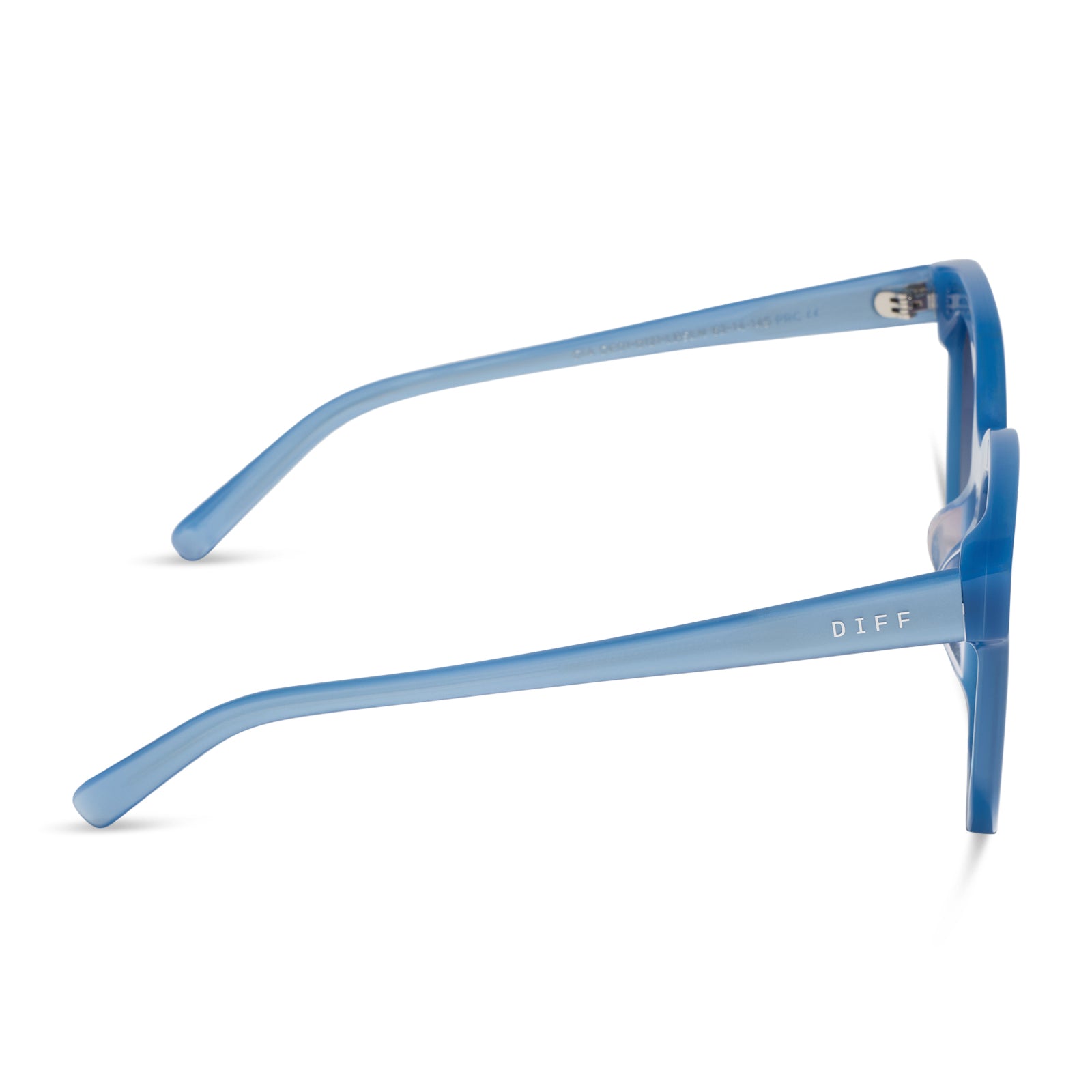 Womens | Gia Sunglasses | Light Blue | Slate Gradient Flash Lenses