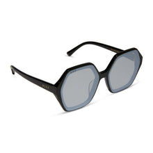 Womens | Gigi Sunglasses | Black | Grey Flash Lenses