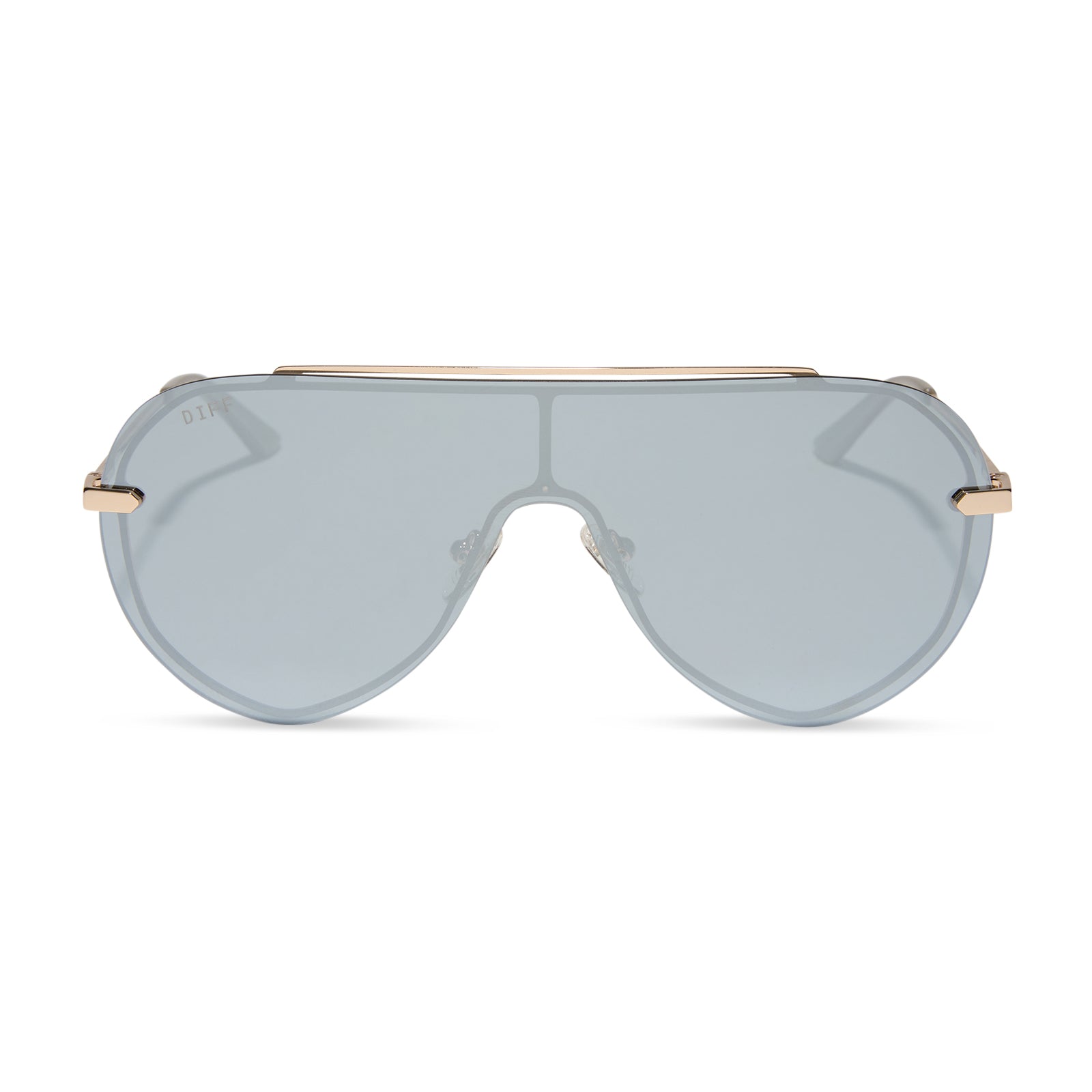 Womens | Imani Sunglasses | Gold | Silver Lenses