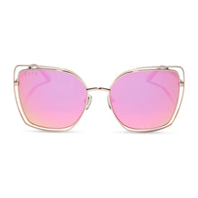 Womens | Jacqueline Sunglasses | Champagne | Pink Lenses