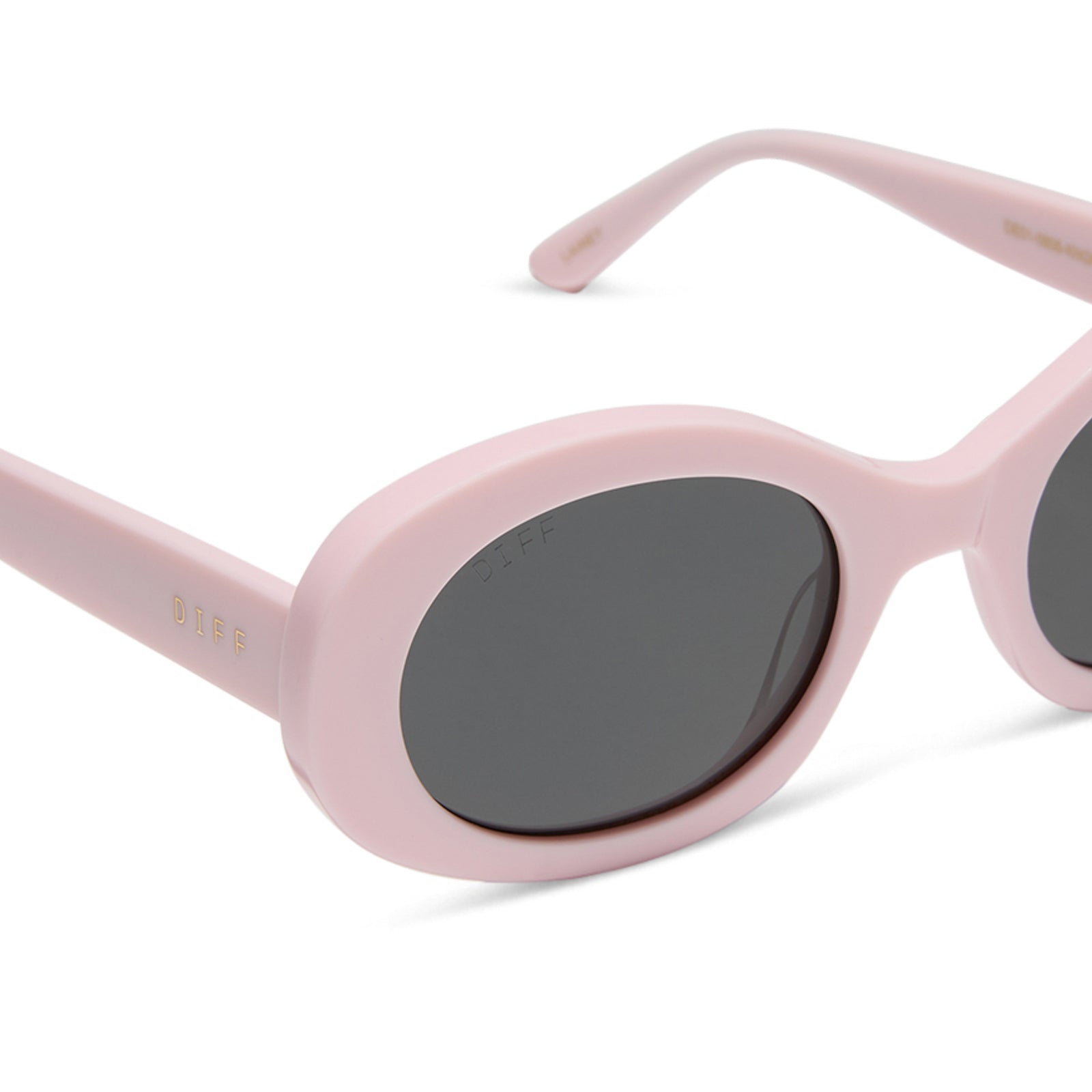 Womens | Lainey Sunglasses | Powder Pink | Grey Polarized Lenses