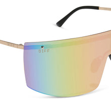 Unisex | Grandslam Sunglasses | Gold | Sherbet Rainbow Polarized Lenses
