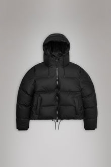 RAINS Alta Short Puffer Jacket Black Jacket