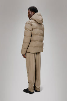 Rains Alta Puffer Jacket Beige Jacket