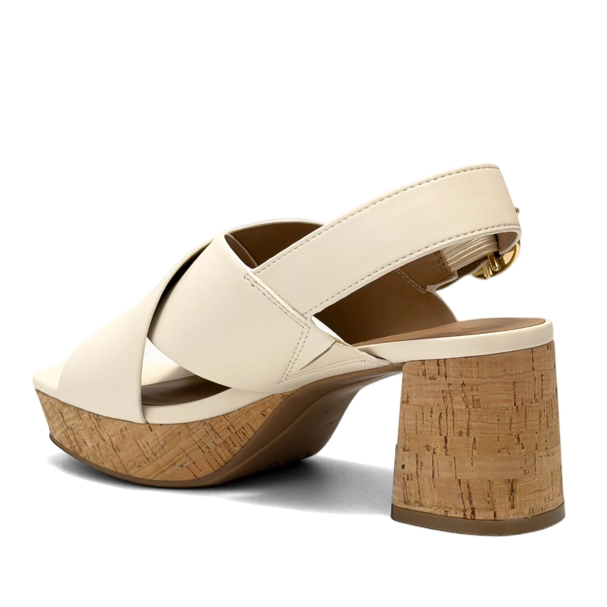 Pura Sandal Platform | Eggnog Faux Nappa