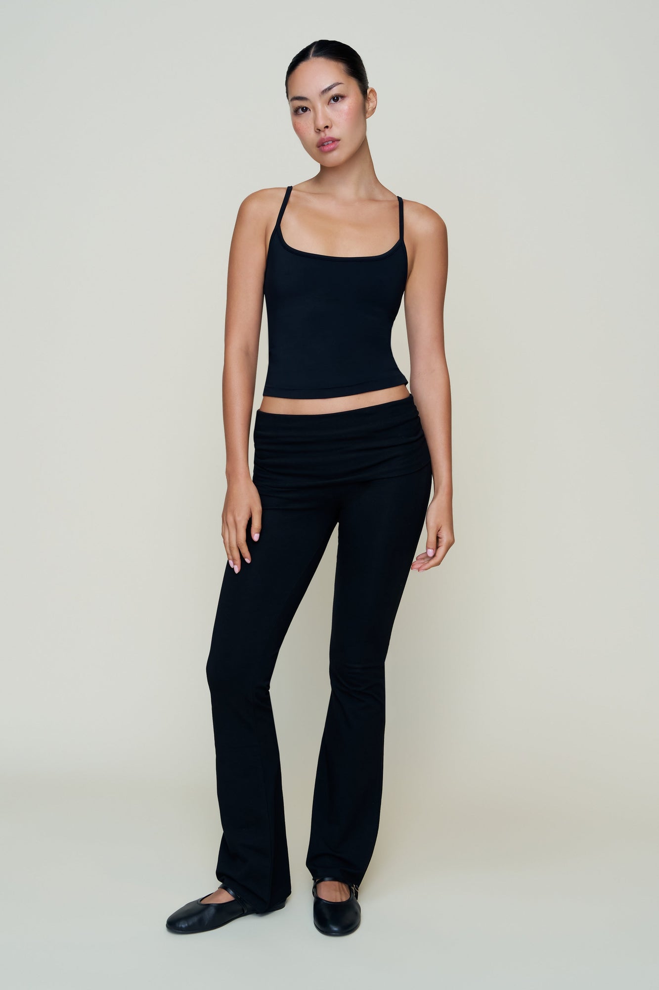 Womens | Fearless Foldover Pant | Black