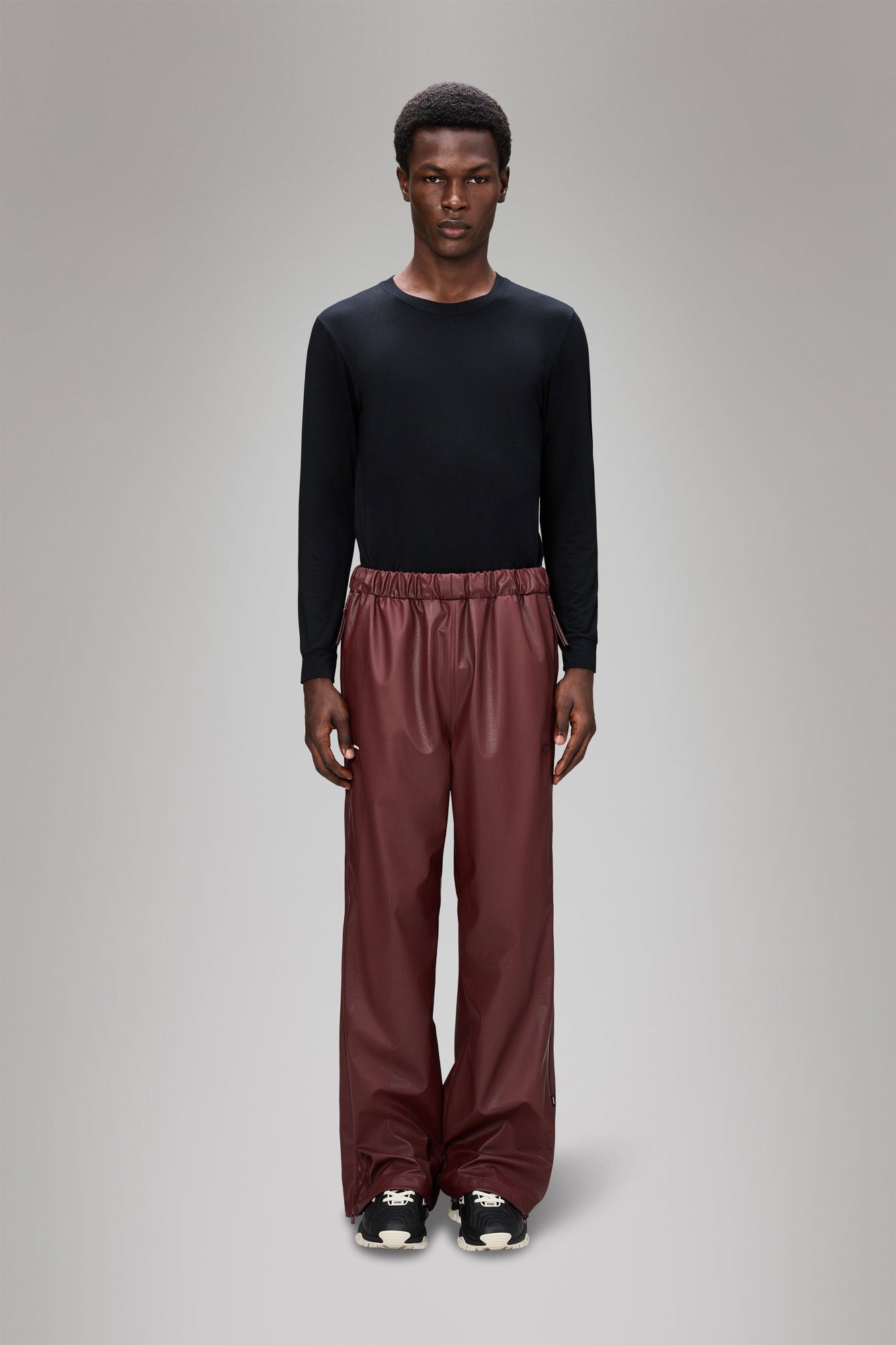 Rains Rains x Umbro Apollo Pants Wide Maroon Red Pants