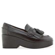 Chaeli Tailored Loafer | Tan Faux Burnished Calf