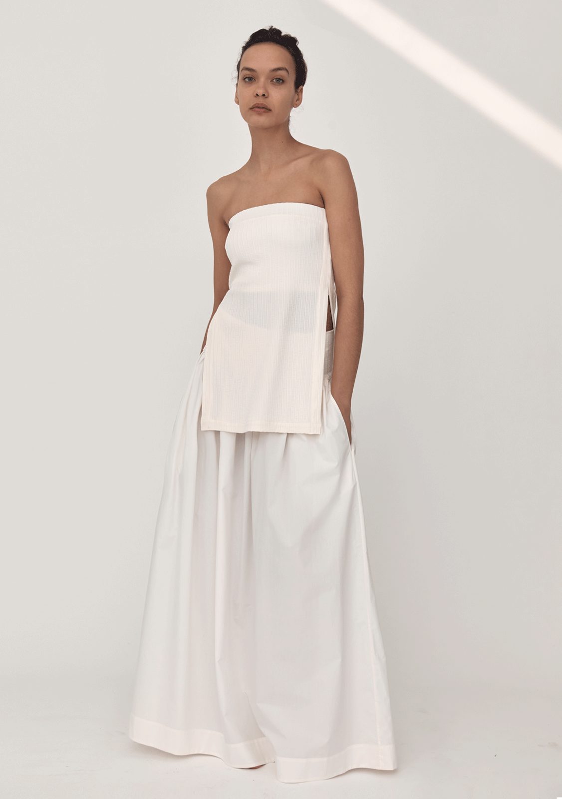 Rib Tube Top | Ivory