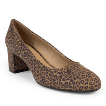 Ebel Dress Pump | Tan Multi Faux Mini Leopard Suede
