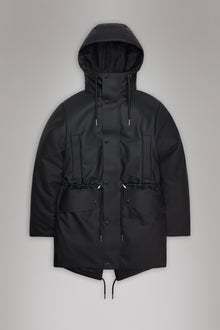 Rains Nome String W Parka Black Jacket
