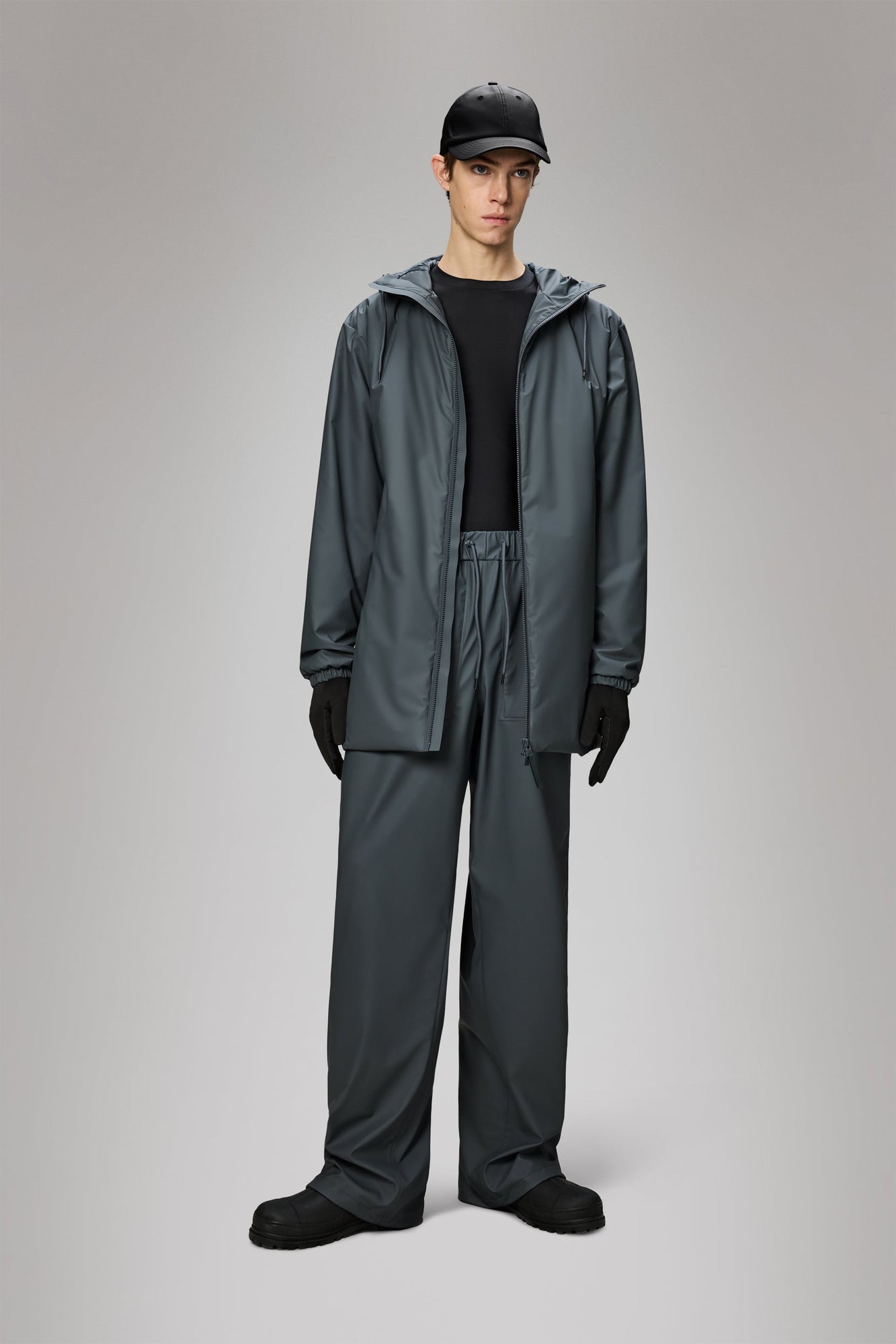 RAINS Lohja Long Insulated Jacket Lagoon Jacket