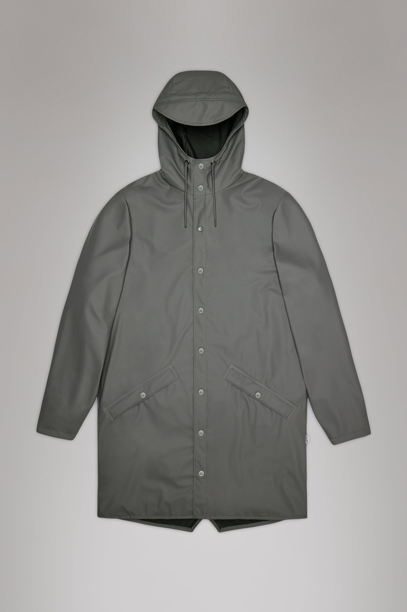 RAINS Long Jacket Grey Jacket