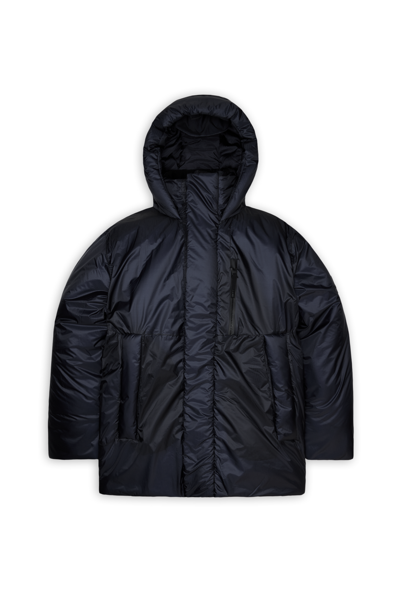 RAINS Torna Insulated Long Jacket Navy Jacket