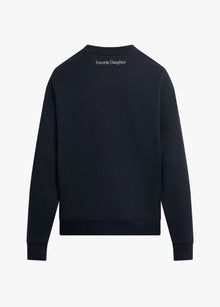 The Go Sports Script Sweatshirt | Navy White