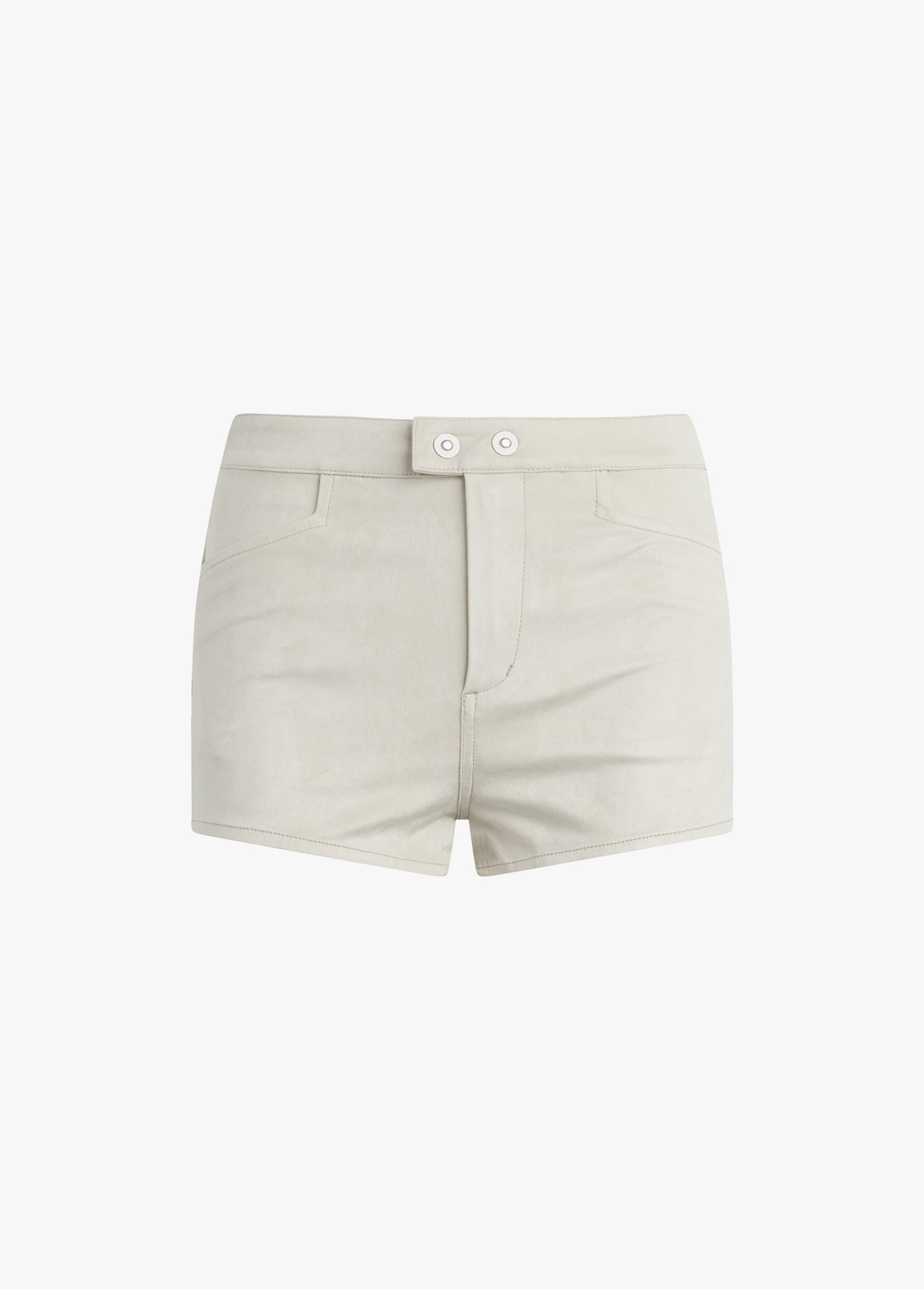 The Vegan Suede Short Shorts | Bone
