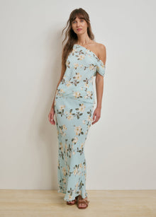 aqua floral