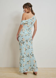 aqua floral