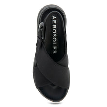 Harlow Sandal Sport | Black Stretch Gaberdine