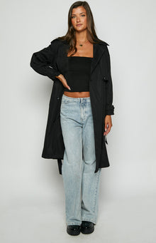 Giselle Trench Coat | Black